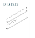 Kapi sahtlivalgustus Kame HOME, AC1312/120-HM, LED IP44, 120cm