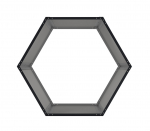 K&uuml;ttepuud G21 HEX 53, 63900517 - 92 x 60 cm, antratsiit