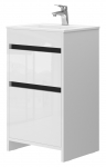 Vannitoakapp valamuga DETMOLD DT-50 valge