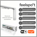 Nutikas elektriline kardinasiin (8,2 m) Feelspot FS-CM08W-5W WiFi, Tuya