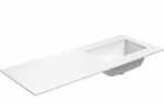 Valamu koos t&ouml;&ouml;pinnaga Kame Universal, WP/12-3/H16-P3-R, 120 cm
