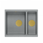 Valamu Quadron LOGAN 150, HCQL5646U5-G1_I, h&otilde;bedane kivi