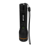 K&auml;silamp, 2000lm, 20W, USB-C laetav, must, ARCAS