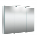 Peegelkapp Kame Garda, LED-valguse ja alumise valgustusega, IP44, MC2DML/100-70/MR, 100 cm, peegliga k&uuml;ljed
