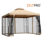 V&auml;ligazebo Zeltpro Classic 300x300 pruun