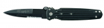 Gerber Covert nuga &ndash; kahepoolse teritusega 154CM, must, osaliselt sakiline