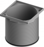 Resti raam Tece TECEdrainpoint S 100 mm 3660018