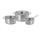 Pottide komplekt klaaskaante ja integreeritud s&otilde;elaga ELECTROLUX E9HOPS, 3 tk.