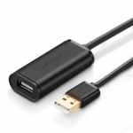 USB A isane &ndash; A emane pikenduskaabel v&otilde;imendiga 10 m must US121 UGREEN