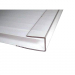 Pol&uuml;karbonaadi otsaprofiil U (6x2100 mm.)