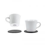 Magnetiline portselanist kruus Silwy Espresso S070-1404-2-B, 2 tk.