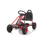 Pedaalidega laste gokart HATIS, punane/must