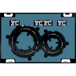 Vee &auml;ravoolu nupp Geberit Sigma21, 115.651.00.1, individuaalne valik