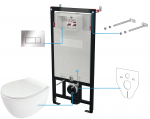 WC komplekt Deante Silia CDLS6ZPW