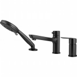 Segisti on paigaldatud vanni servale Deante Arnika Nero BQA N13M