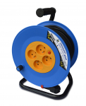 Pikendusjuhe rulliga I-WATTS PRO, 25 m, 4 pistikupesa