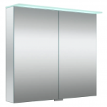 Peegelkapp Kame Vetro, valgustatud LED-katusevarjualuse ja alumise valgustusega, IP44, MC3DML/80-70/MR, 80 cm, peegliga k&uuml;ljed
