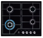 Sisseehitatud gaasipliidiplaat Electrolux 600 Slim line, EGS6436K, 60 cm