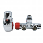 Nurga termostaatiline element VARIO TERM Unico UGS0207CFK/P, vasakule