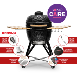Grill Kamado Bono Media, black