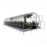 Kaarkasvuhoone KLASIKA TUBE 3x12 m, 36 m2, 6 mm kate
