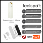Nutikas ruloo- ja aknaluugijuht Feelspot BDM01ZB Zigbee, Tuya