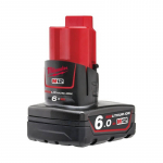 Aku MILWAUKEE M12 B6, 6,0 Ah, 4932451395