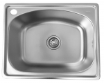 Roostevabast terasest valamu D5544P sifooniga