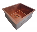 Roostevabast terasest valamu D5151HC BRONZE sifooniga