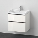 Valamuga kapp Duravit D-Neo DE012002222, l&auml;ikiv valge, 650&times;480 mm