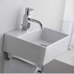 Seinale riputatav/t&ouml;&ouml;pinnale paigaldatav valamu New Bergamo, Bathco