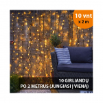 Valguskardin (valgusketid) PROLED IP67 20x2 m