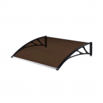 Ukse varikatus HATIS, 80x120 cm, pruun toonitud