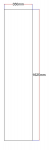 Du&scaron;ikabiini sirge k&uuml;lgklaas 350x1625 kangas 8.8.