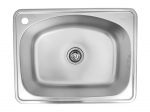 Roostevabast terasest valamu D6248X sifooniga