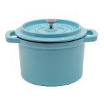 Emailitud malmist minipott Grand Feu FEUPOTBLUE, 0,65 l