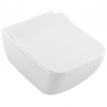 Seinale paigaldatav &auml;&auml;risteta Soft-Close kaanega WC Villeroy&Boch Venticello 4611RS01