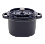 Emailitud malmist minipott Grand Feu FEUPOTDARKBL, 0,65 l