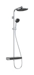 Du&scaron;ikomplekt Hansgrohe Activera S Showerpipe 240 1jet EcoSmart+, ShowerTablet Select 360 Varia, 28639000, Chrome