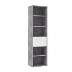 Shelf white/grey 54.8x41.5x201.5 cm