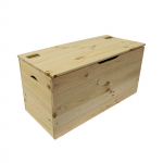 Puidust hoiukast 75 x 33 x 35.5 cm, naturaalne