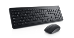 Juhtmevaba klaviatuuri ja hiire komplekt Dell KM3322W, 580-AKFZ, Black