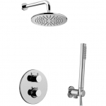 Peidetud termostaadiga du&scaron;is&uuml;steem Paffoni Light, KIT-TS-LIQ018CR, kroom