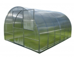Kasvuhoone Agro Liuks (Titan) 2D, tsingitud terasest toru 20&times;40 mm, PK 6 mm, 3 x 6 m