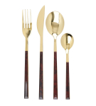 S&ouml;&ouml;giriistade komplekt CREATIVE TOPS "Mikasa", 16 t&uuml;kki (kuldne)