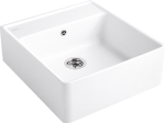 &Uuml;he kausiga valamu Villeroy & Boch Alpin CeramicPlus 632061R1, 595 x 630 mm, valge
