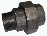 Liitmik sise-/v&auml;liskeermega 331 F1/2xM1/2 MUST