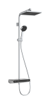 Du&scaron;ikomplekt Hansgrohe Activera Q Showerpipe 290/180 1jet EcoSmart, ShowerTablet Select 360 Varia, 28648000, chrome