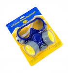 Respiraator ja kaitseprillid