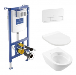 Seinale kinnitatav WC-komplekt Villeroy & Boch Architectura (4616CB01, 92243068)